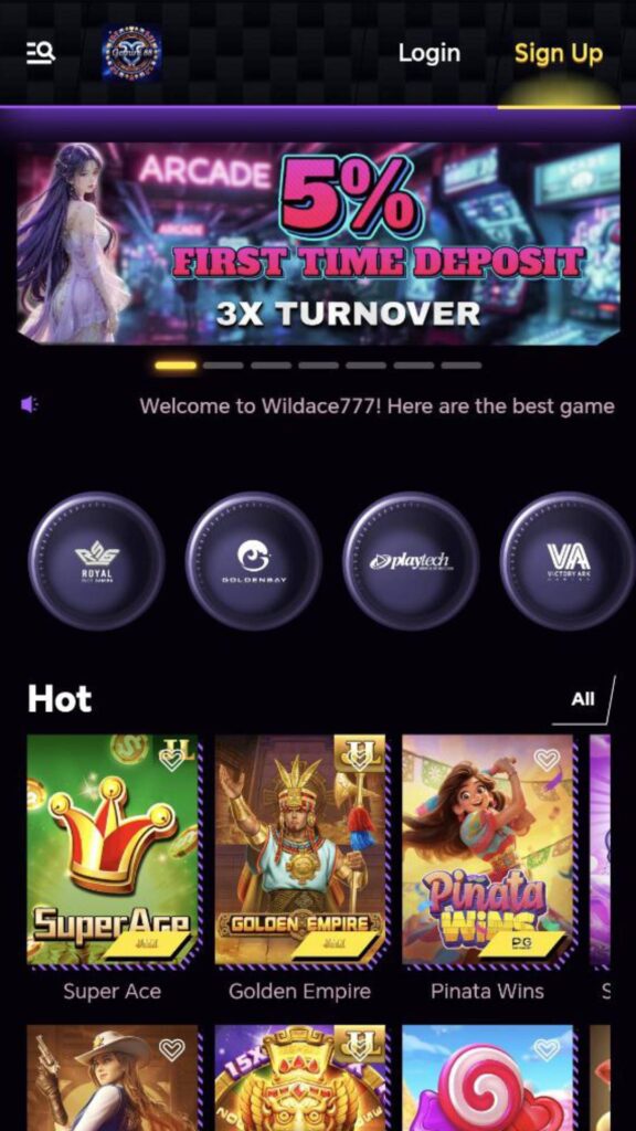 GEMINI88 App Preview - Casino Lobby